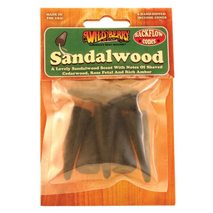 Sandlewood Back Flow Cone Incense