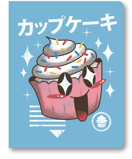 Kawaii Cupcake Notebook